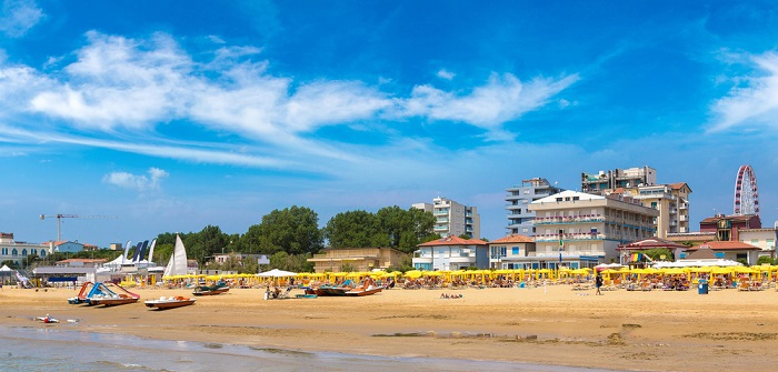 Cervia: Familienhotel am Strand