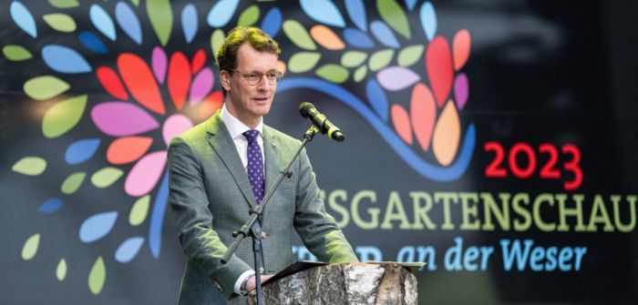 Besucheransturm in Höxter: Landesgartenschau eröffnet Höxter: Landesgartenschau 2023 eröffnet (Foto: Mark Hermenau)