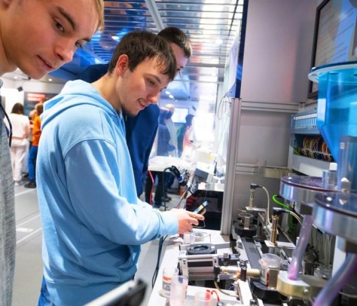 Modell der Smart Factory (Foto: Baden-Württemberg Stiftung gGmbH)