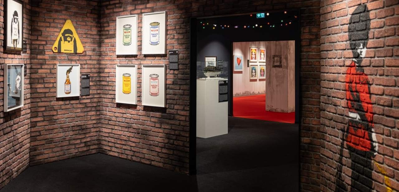 Street Art Ausstellung in Hanau vereint Banksy-Werke und (Foto: COFO Entertainment. Dominik Gruss)