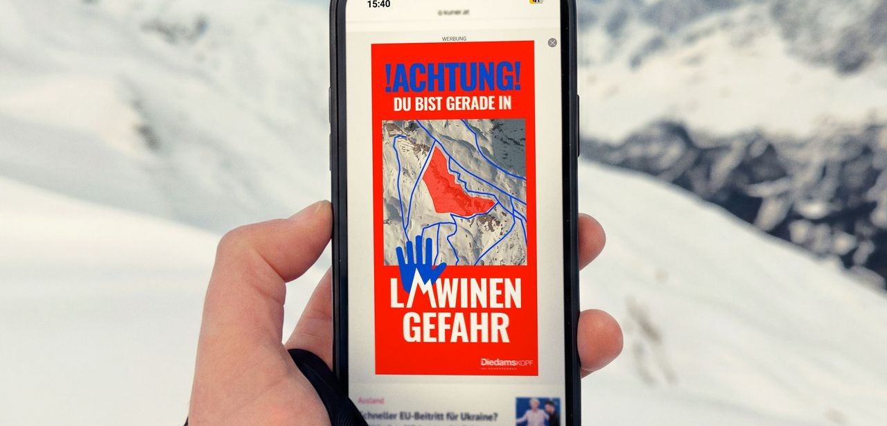 Diedamskopf führt Open Source Lawinenwarnung per Push ohne (Foto: DMB.)